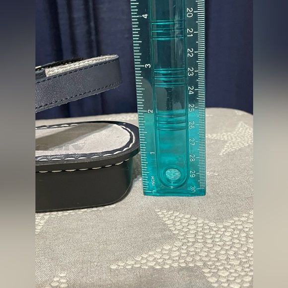 Alegria Blue & White Sandals - Picture 4 of 7